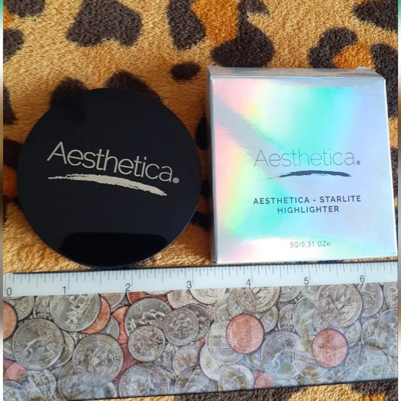 AESTHETICA STARLITE HIGHLIGHTER color: cosmos (Sparkling Rose Gold 9G / 0.31 oz - Picture 1 of 5